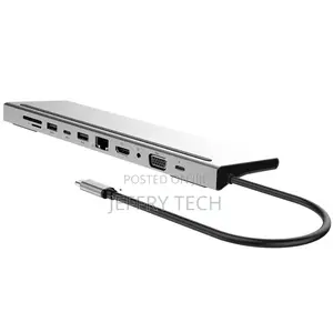 11 in 1 Type-C HUB Adapter USB C Laptop Docking Station Type