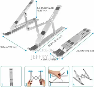 Portable Adjustable Aluminum Alloy Laptop Stand Notebook Tab
