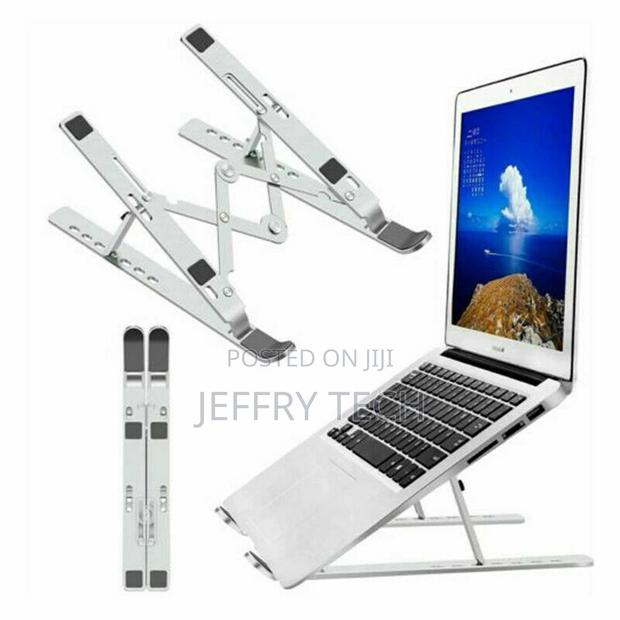 Portable Adjustable Aluminum Alloy Laptop Stand Notebook Tab - thumbnail 4