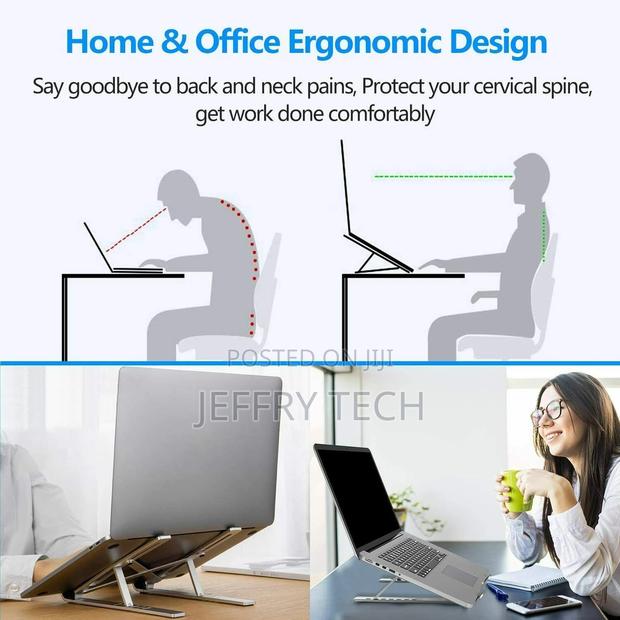 Portable Adjustable Aluminum Alloy Laptop Stand Notebook Tab - thumbnail 5