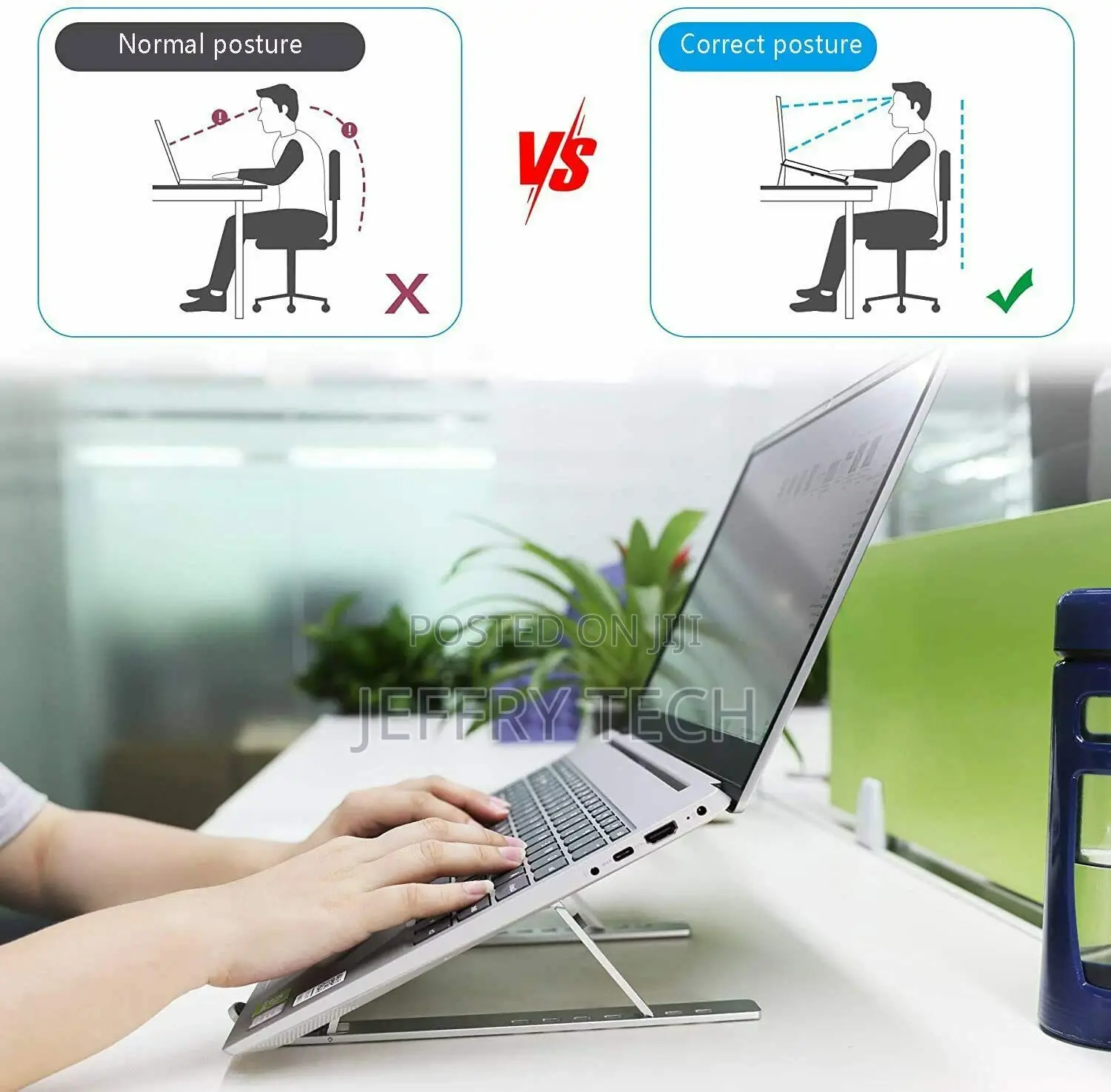 Portable Adjustable Aluminum Alloy Laptop Stand Notebook Tab