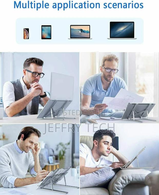 Portable Adjustable Aluminum Alloy Laptop Stand Notebook Tab - thumbnail 8