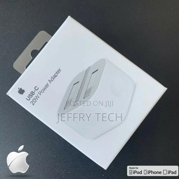 20W Fast Charge Power Adapter USB-C Cable Lead iPhone 12 Ip - main view