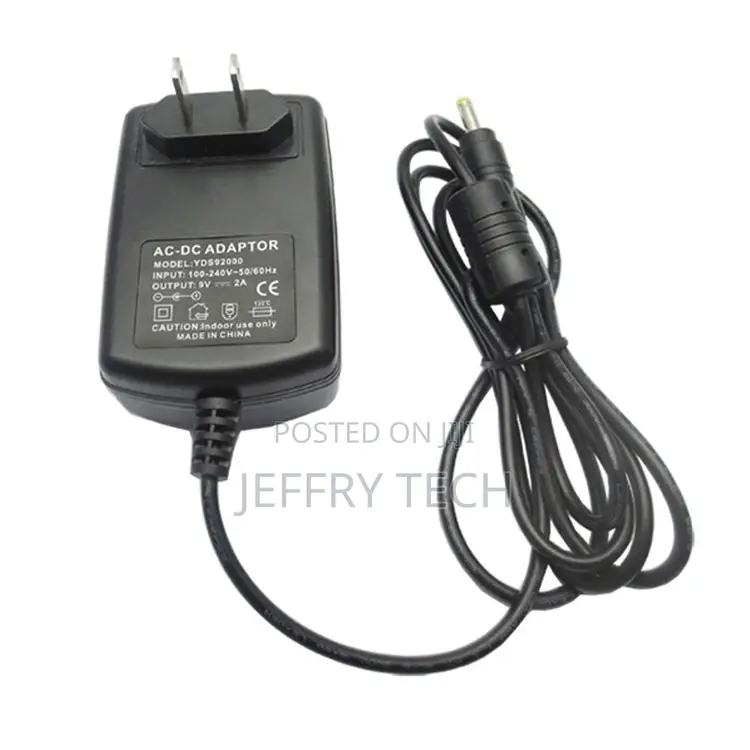 Customized 9V 2A Plug Adapter 18W Wall Mount Adapter