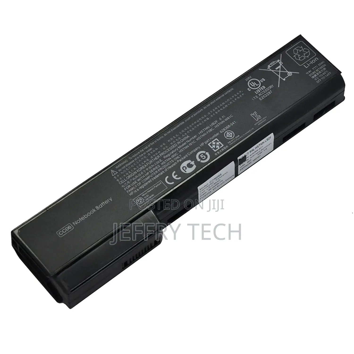 Laptop Battery for HP Probook 6460b 6570b 6475b Laptop Batte