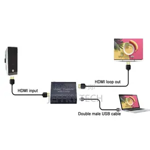 Hd Mi to USB 2.0 Video Recorder Box 4K Graphics Capture Card