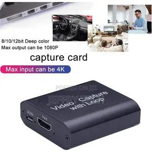 Hd Mi to USB 2.0 Video Recorder Box 4K Graphics Capture Card