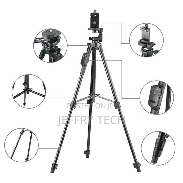 Aluminum Mobile Cell Phone Bluetooths Tripod Stand With Wire - main view