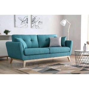 Modern 3seater Sofa With a Wooden Structure - main view