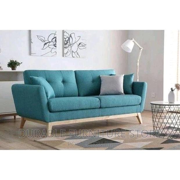 Modern 3seater Sofa With a Wooden Structure