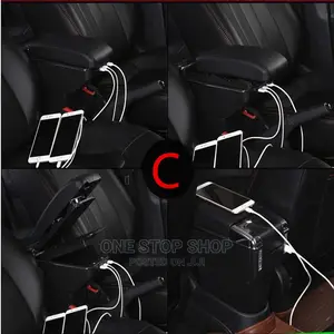 Grey Center Console Storage Box Auto Interior