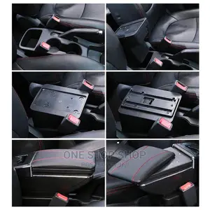 Grey Center Console Storage Box Auto Interior