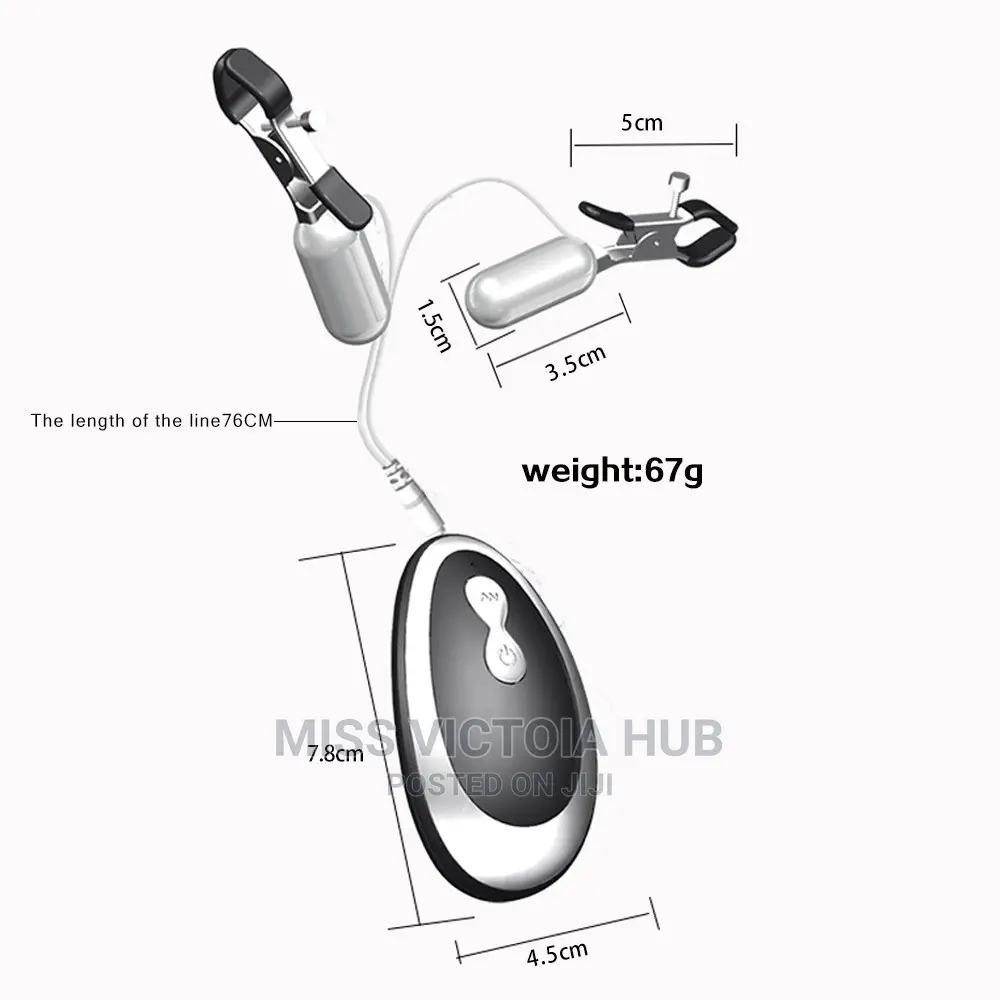 G Spot Vibrator With Nipple Clamps Clips