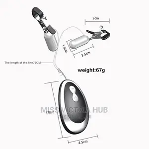 G Spot Vibrator With Nipple Clamps Clips