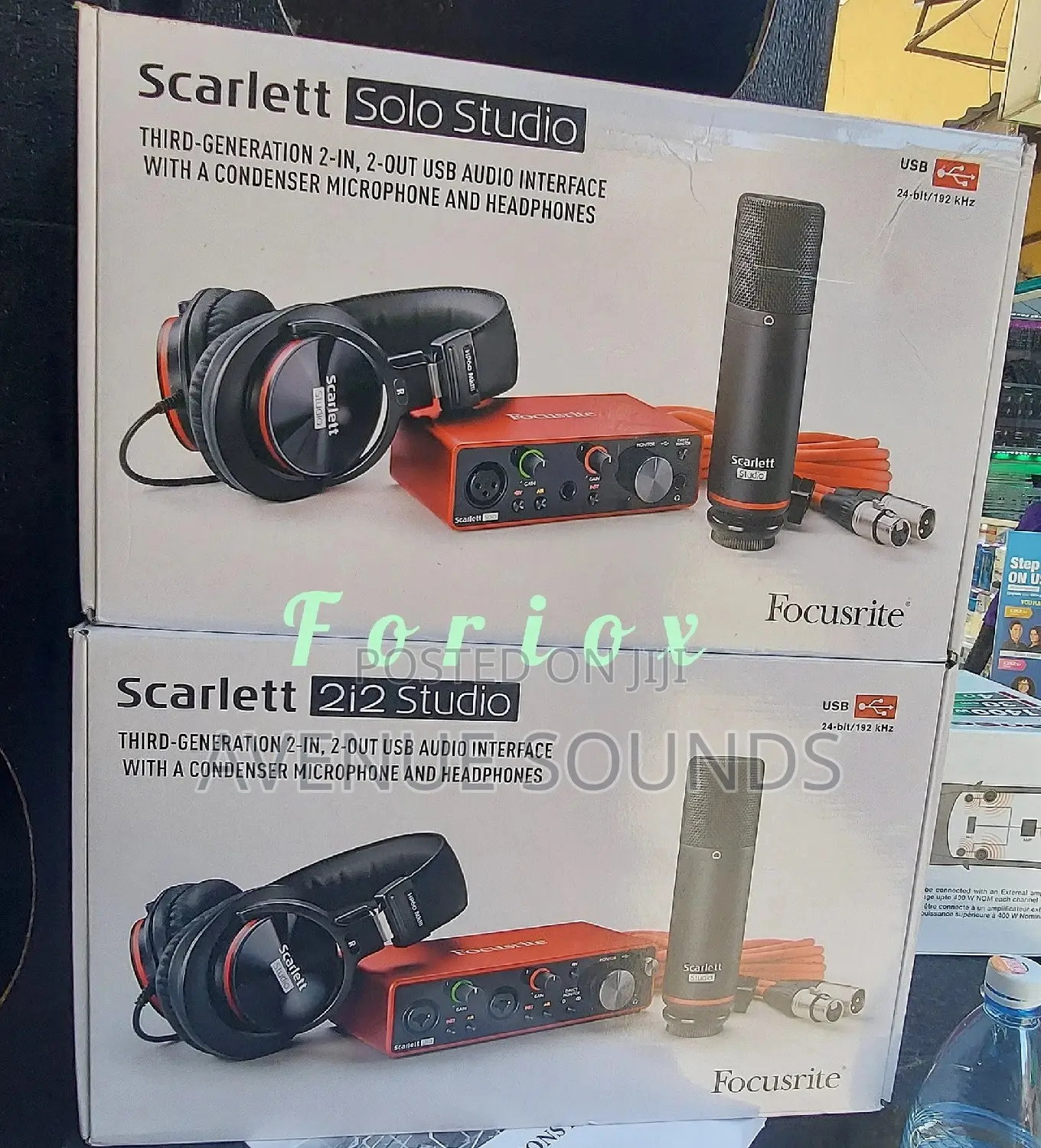 Focusrite Scarlet 2i2 Recording Bundle