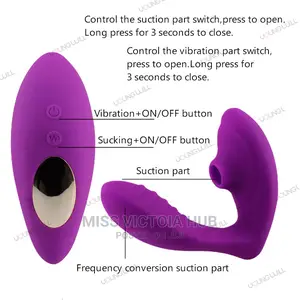 Wearable Sucking Vibrator Clit Sucker Stimulator