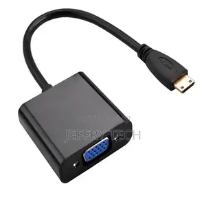 1080P Male to Female Mini Hdmi to Vga Converter Adapter Cabl