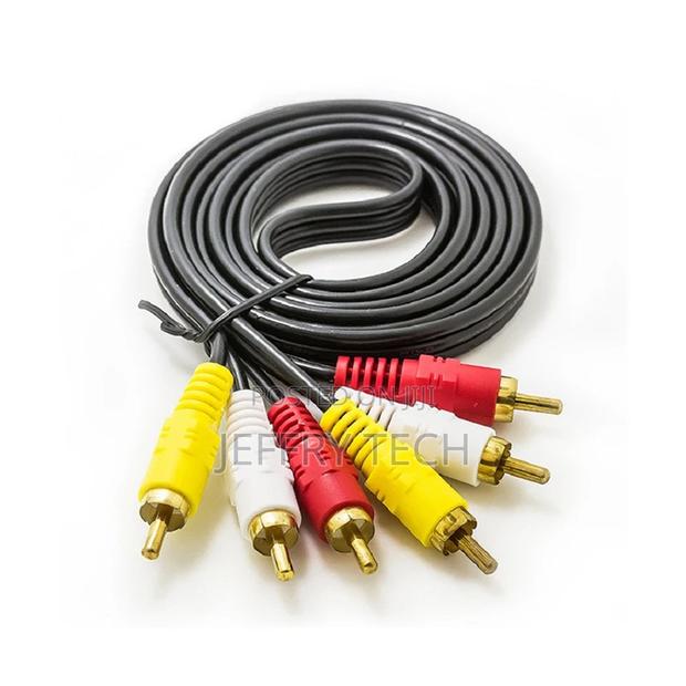 3RCA to 3RCA Cable 3 RCA Male to Male Stereo Audio Cable