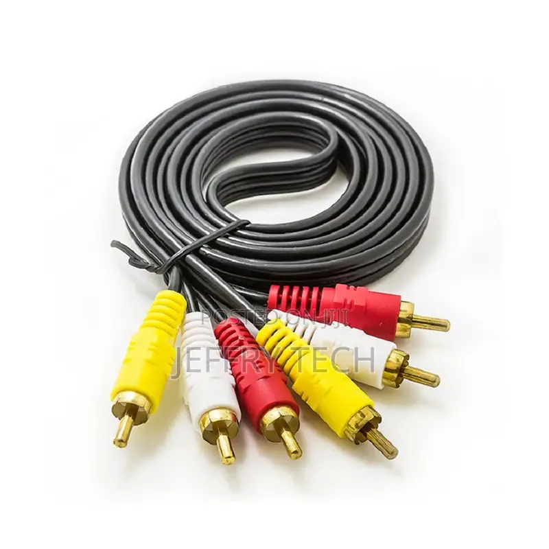 3RCA to 3RCA Cable 3 RCA Male to Male Stereo Audio Cable