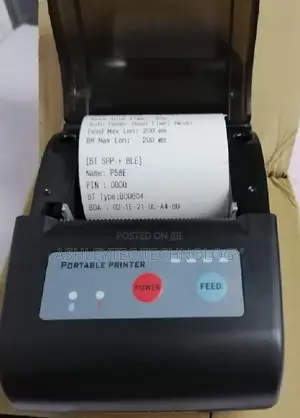 Approved P58E Bluetooth Thermal Printer(58mm Receipt)