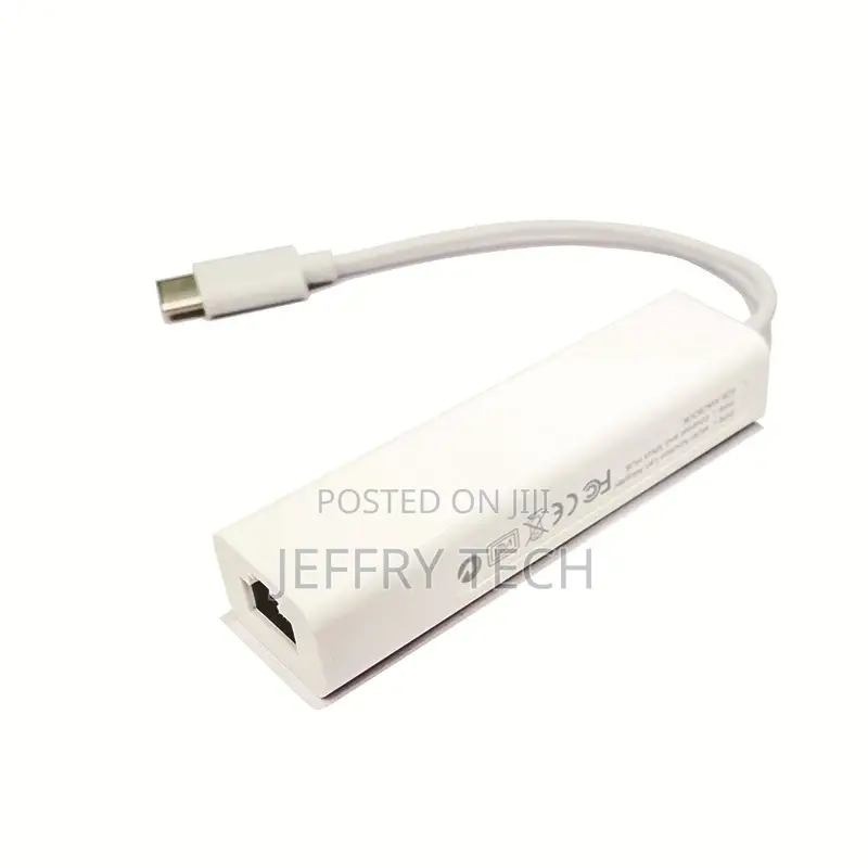 Type-C to Rj45 Hub 3in1 USB2.0 USB C to Ethernet Adapter Sup