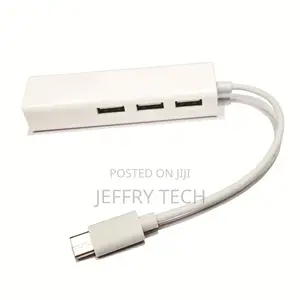 Type-C to Rj45 Hub 3in1 USB2.0 USB C to Ethernet Adapter Sup