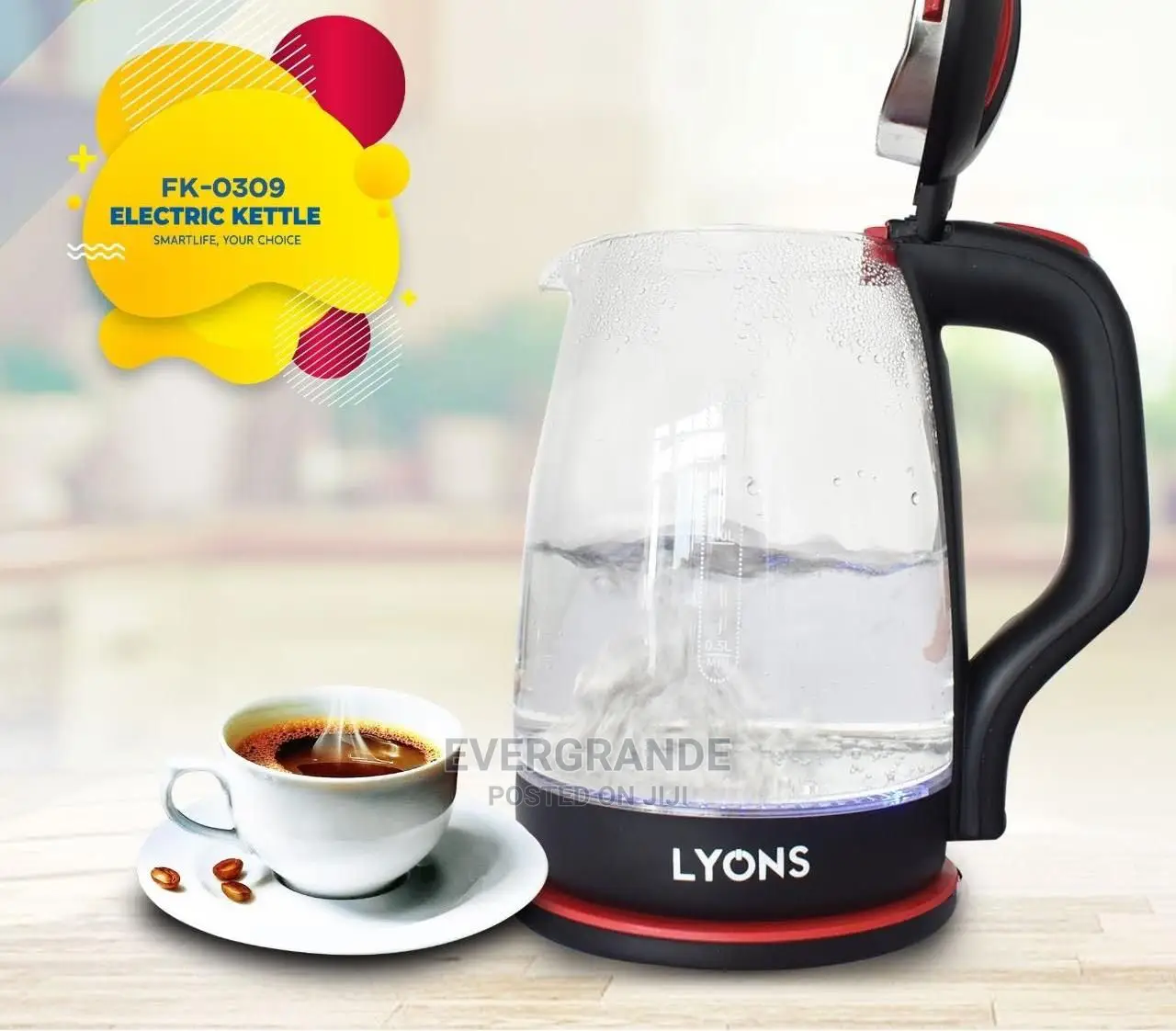 AILYONS Glass Kettle