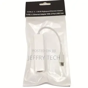 Type-C to Rj45 Hub 3in1 USB2.0 USB C to Ethernet Adapter Sup