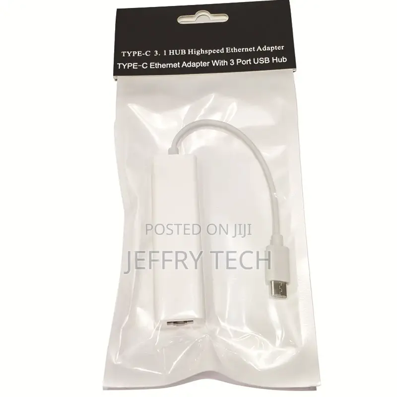 Type-C to Rj45 Hub 3in1 USB2.0 USB C to Ethernet Adapter Sup