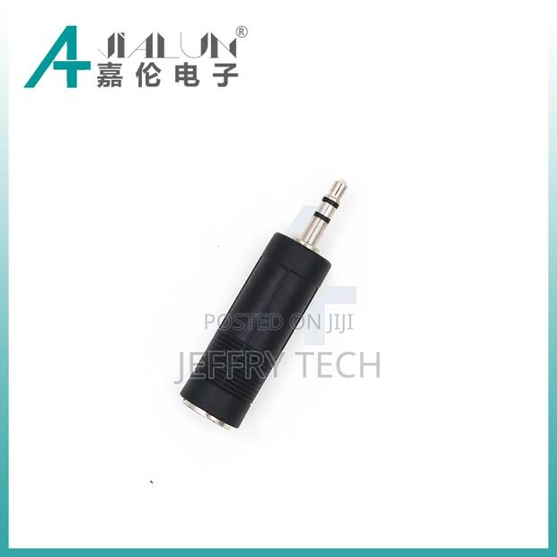 3.5mm Stereo Plug to 6.35mm Mono Jack Audio Adaptor and Con