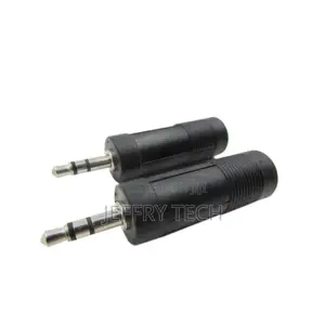 3.5mm Stereo Plug to 6.35mm Mono Jack Audio Adaptor and Con