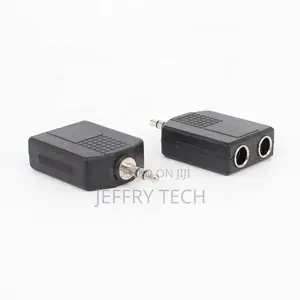 3.5mm 1/8 Inch Stereo Jack Male to Dual 6.35mm 1/4 Inch
