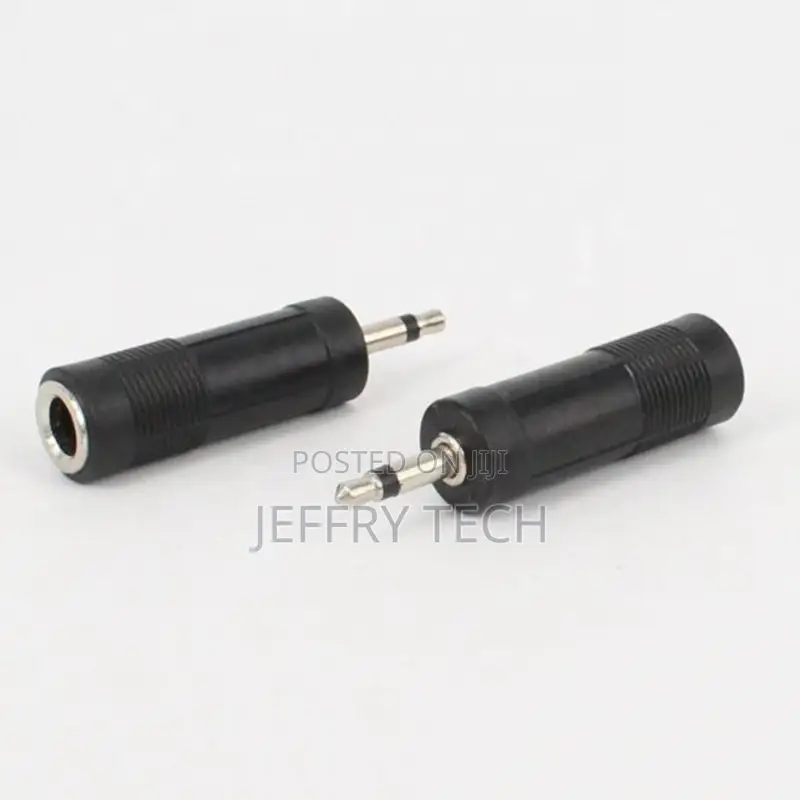 3.5mm Mono Male to 6.35mm 1/4 Inch Microphone Jack Mono Audi