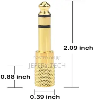 1/4'' to 3.5mm Stereo Headphone Adapter for Audio Connector