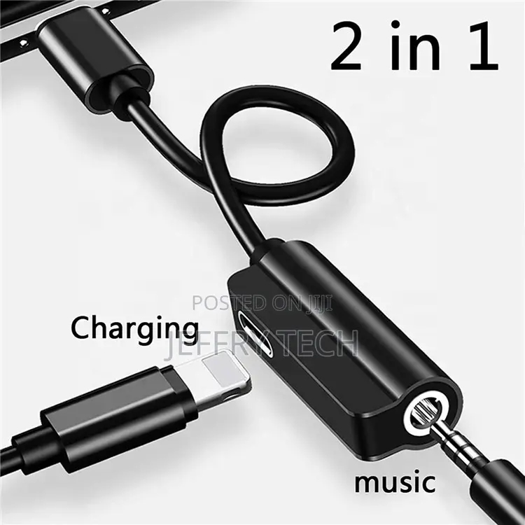 Headphone Adapter Dongle 3.5mm Headphone Jack AUX Audio Adap
