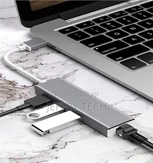 USB 3.0 Hub With RJ45 Gigabit Ethernet LAN Adapter, 10/100/1