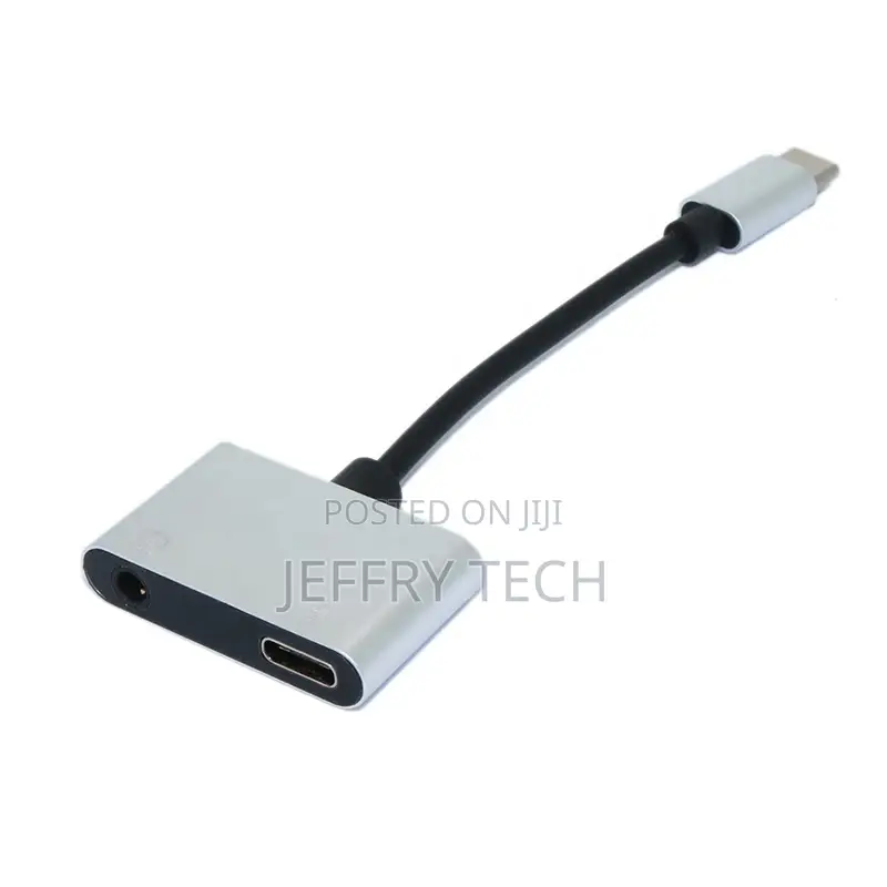 Type C to 3.5mm Jack Connector and Charger Support PD2.0 Qui