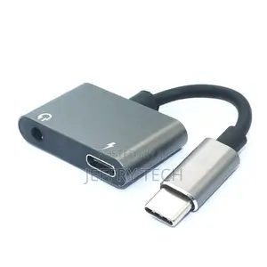Type C to 3.5mm Jack Connector and Charger Support PD2.0 Qui