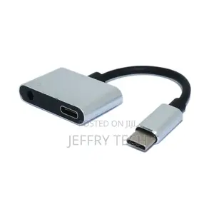 Type C to 3.5mm Jack Connector and Charger Support PD2.0 Qui