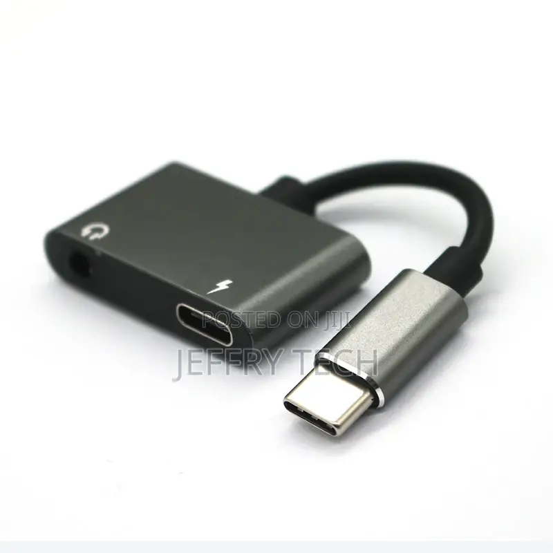 Type C to 3.5mm Jack Connector and Charger Support PD2.0 Qui