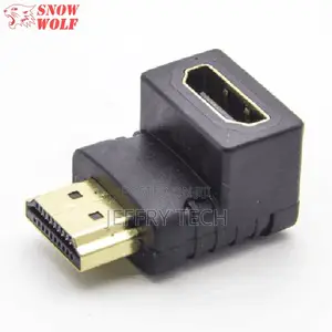 Right Angle 90 Degree Gold Plated HDMI Extender Supports 3D
