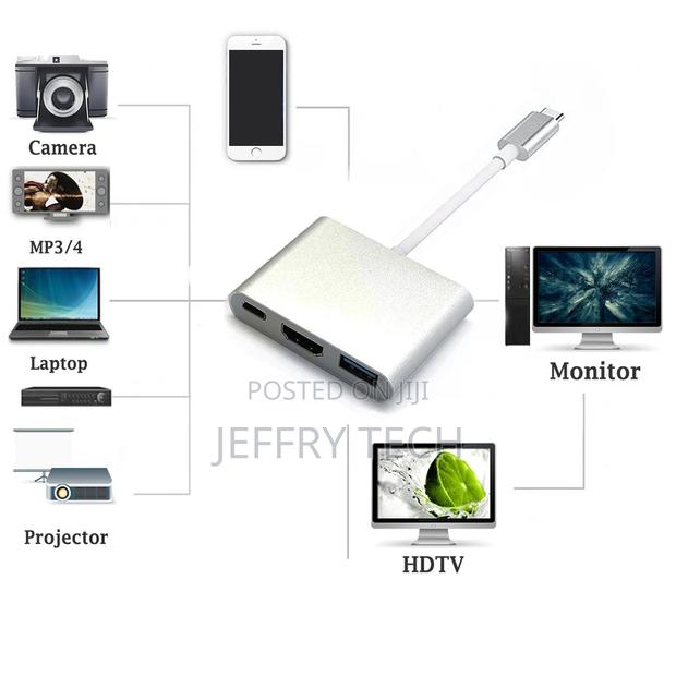 Out Type C Hub Cable Switch to HDMI 2.0V Connectors+Usb 3.0+ - thumbnail 3