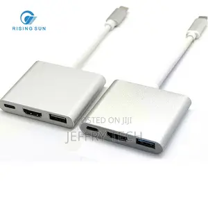 Out Type C Hub Cable Switch to HDMI 2.0V Connectors+Usb 3.0+