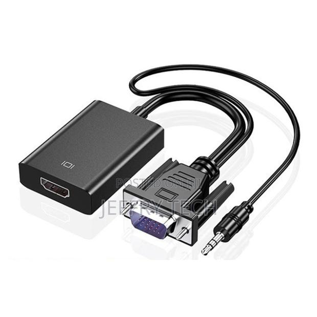 Output 1080P HD Audio VGA to HDMI TV Video Cable Converter A