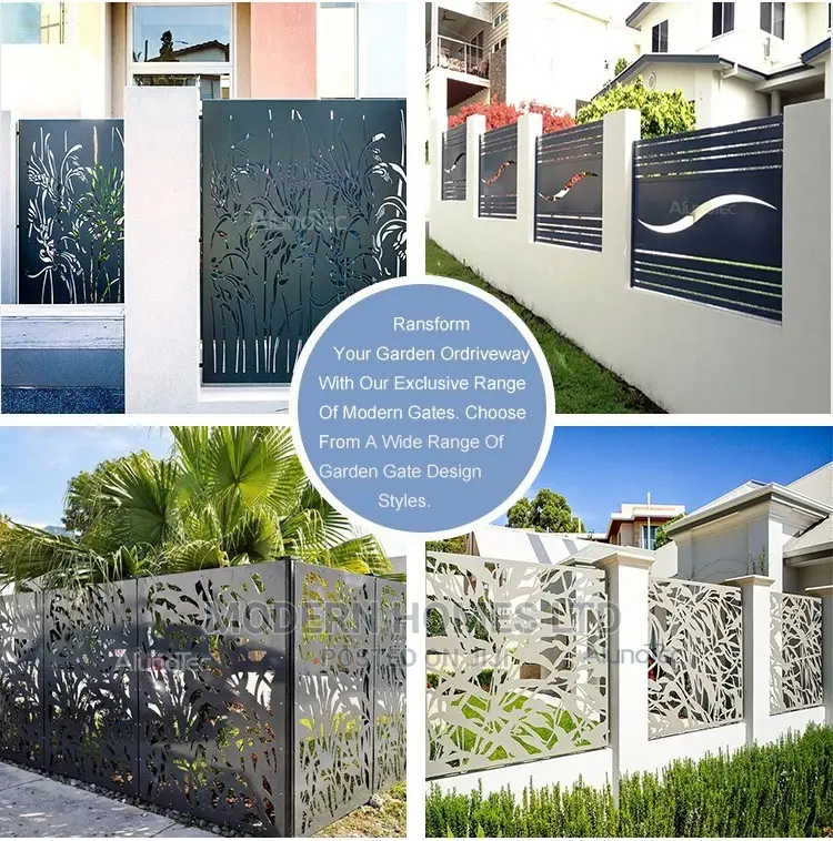 Indoor Outdoor Partition Decorative Perforated Metal Screen