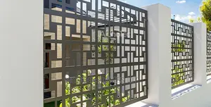 Indoor Outdoor Partition Decorative Perforated Metal Screen