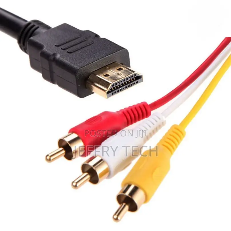 1.5M Hdmi Male TO 3RCA AV Video Component Convert Cable Cord