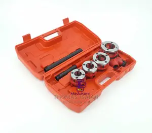 4PCS Ratchet Die Stock Pipe Thread Kit