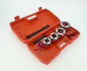 4PCS Ratchet Die Stock Pipe Thread Kit
