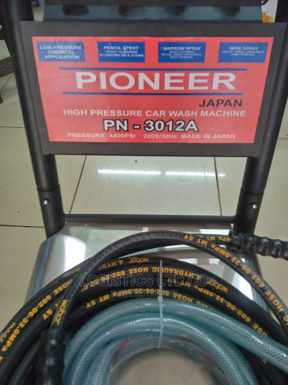 Pioneer High Pressure Car Wash Machine 4400psi